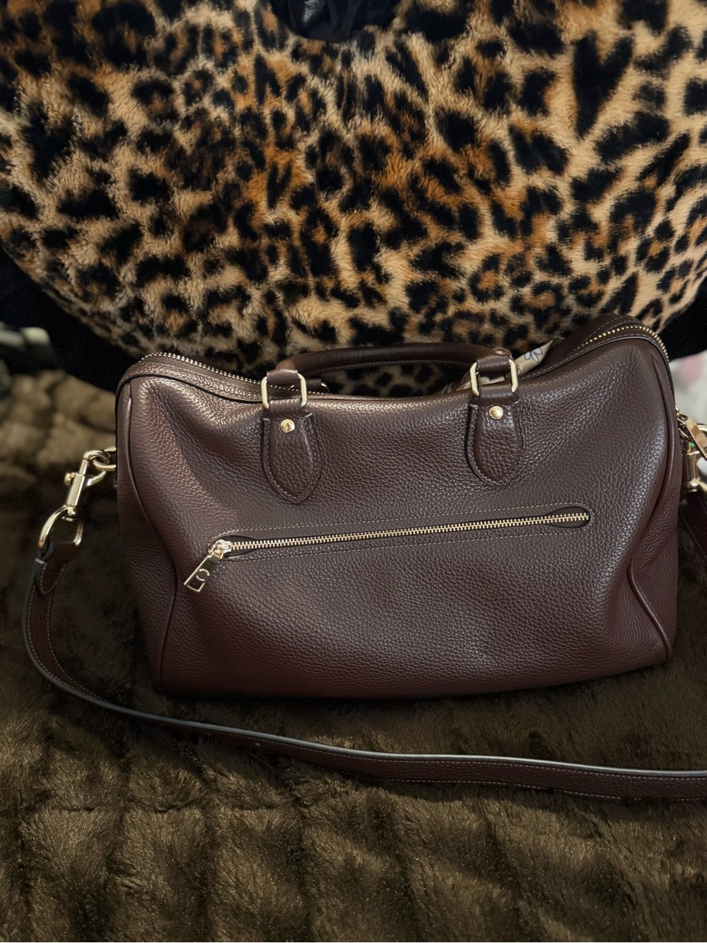 Coach Large Rowan In Maple - Picture 2 of 5